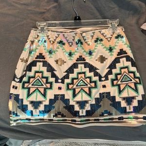 Sequined skirt